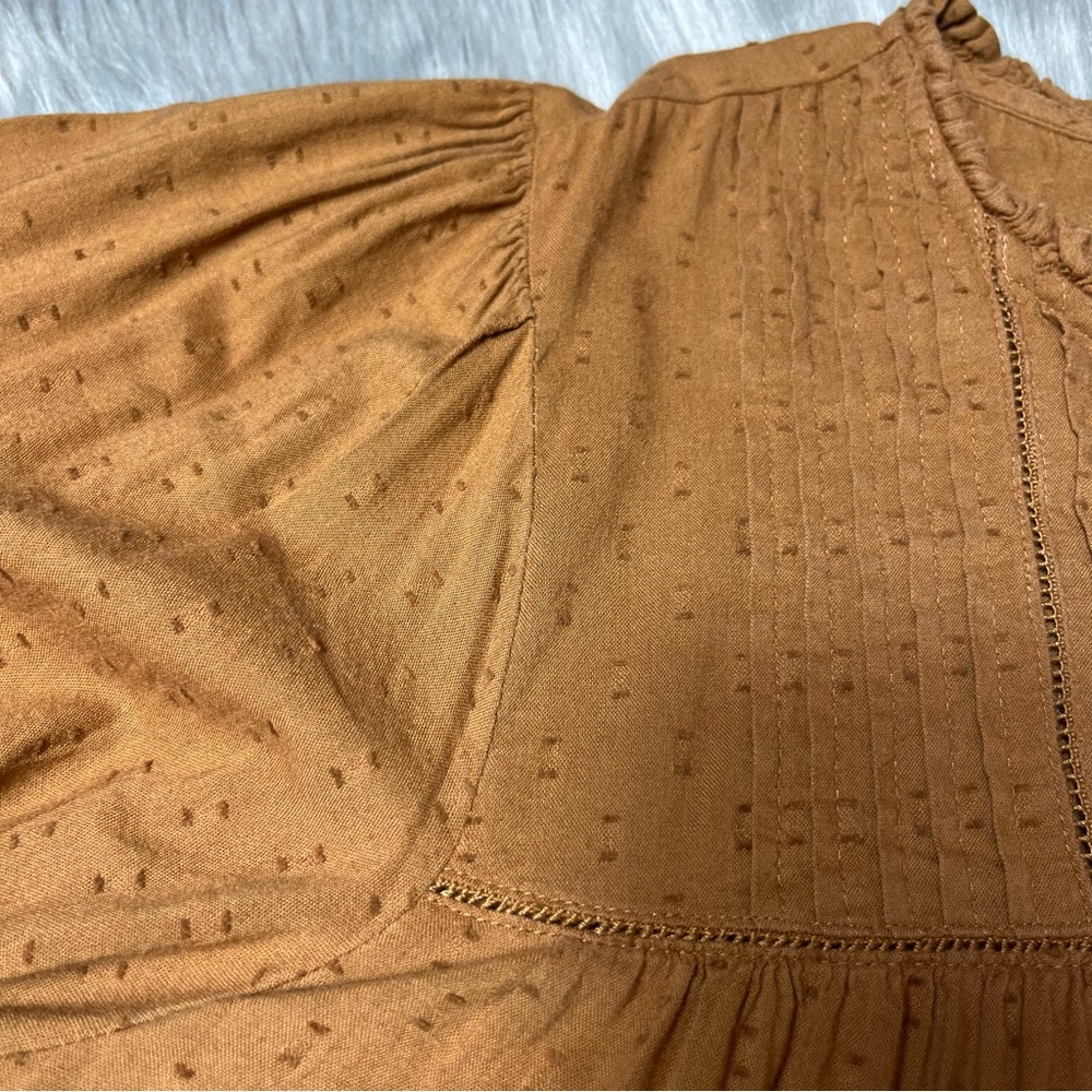 Old navy pintuck clip dot swing dress sisal xxl - Picture 13 of 16